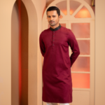 Panjabi Crimson Red